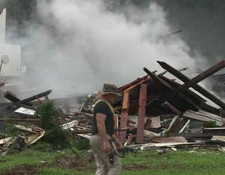 Firefighters are investigating a blaze at the Zebulon United Methodist Church, which many believe was sparked by lightning during a storm on July 17, 2024.