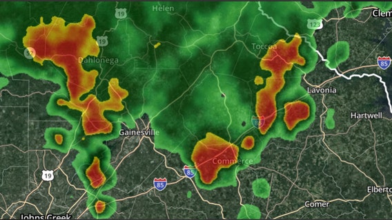 Flash Flood Warning issued for portions of Hall County