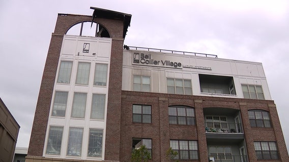 Residents displaced by massive apartment fire told they can't immediately grab essentials