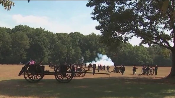 Civil War re-enactors commemorate 160th anniversary of Battle of Kennesaw