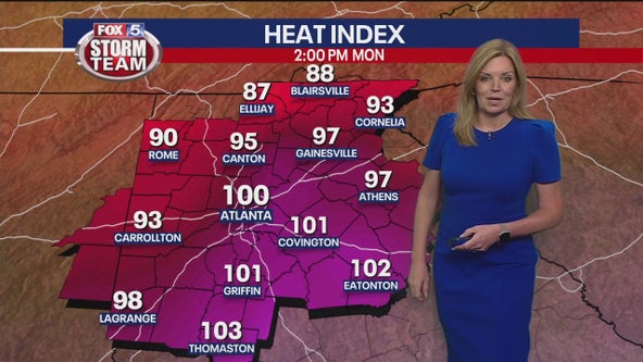 Sizzle Alert: Heat Advisory in affect for some counties, hot & humid in Atlanta