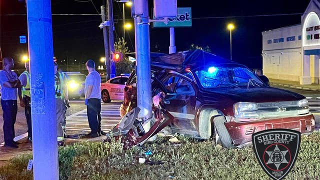 4 of 10 minors flown to Atlanta in critical condition after Bibb County chase