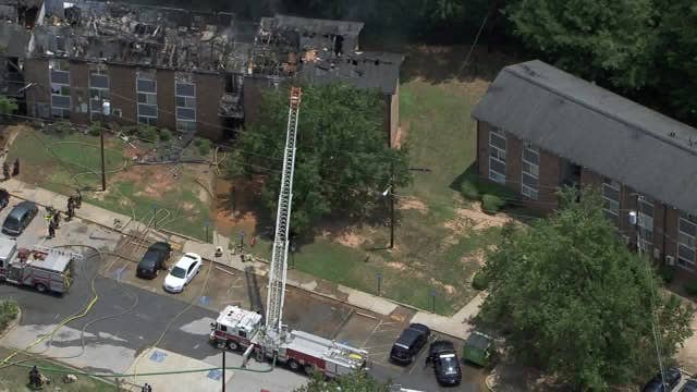 Apartment building fire on Fairburn Road SW displaces 36 residents