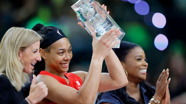 Atlanta’s Allisha Gray 1st player to win both 3-point and skills competition at WNBA All-Star event