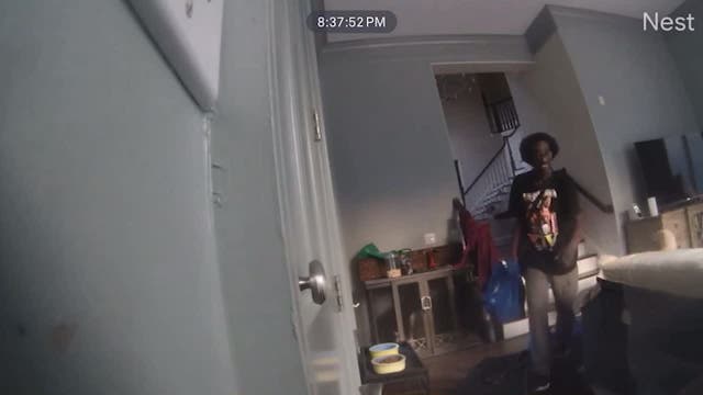 Burglary suspect caught on camera in Morningside home