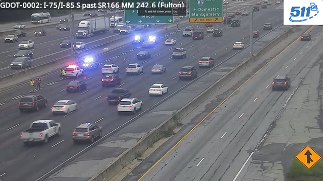 Serious crash reported on I-75/85 at Langford Parkway