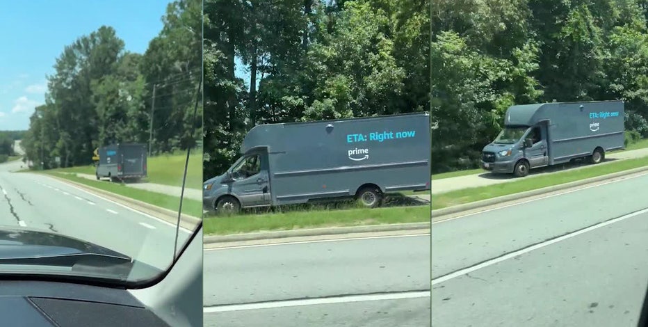 Amazon fires delivery driver caught speeding down Georgia sidewalk