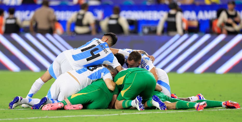 Argentina wins record 16th Copa America title, beats Colombia 1-0 after Messi gets hurt