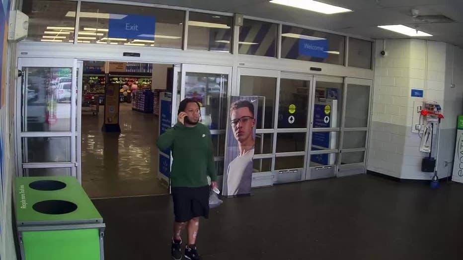 Newnan police released this video showing a man stealing from a Walmart store using a TikTok hack.