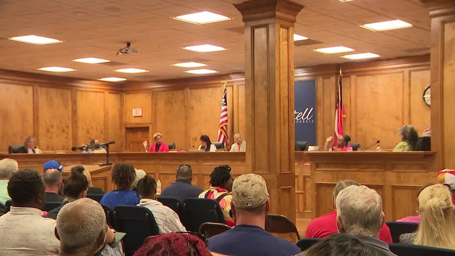 The Austell City Council voted to reject a property tax increase that would more than double the city’s revenue during a meeting on July 22, 2024.