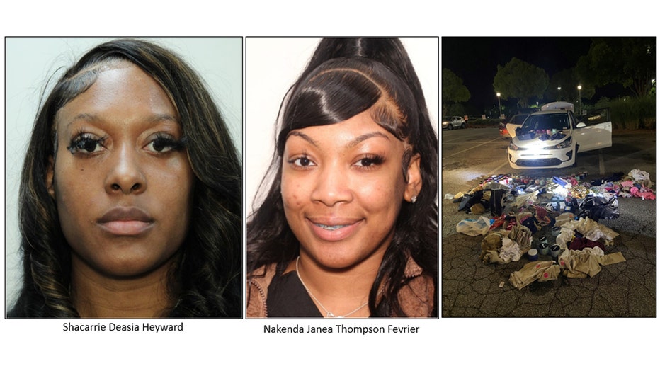 Shacarrie Deasia Heywood and Nakenda Janea Thompson Fevrier are wanted in connection to string of shoplifting incidents at the Mall of Georgia on June 22, 2024.