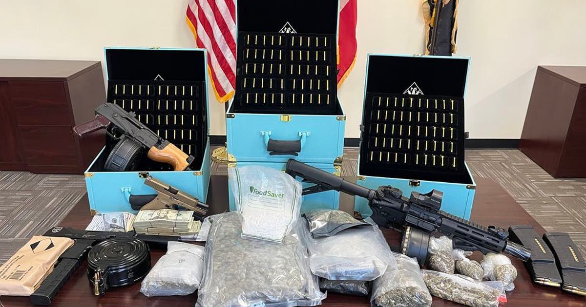Hall County deputies seize cache of drugs, guns, and cash; 1 arrested ...