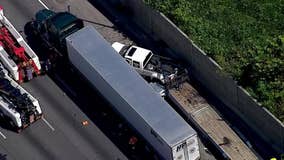 Crash along I-285 at Flat Shoals Road leaves at least 2 critically injured