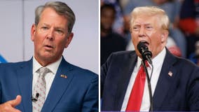 Trump-Kemp feud bubbles over at Atlanta rally