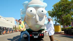 Rick and Morty: The Anime celebrates series premiere in Atlanta with Rickmobile