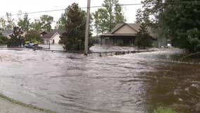 Debby dumps more than a foot of rain in Georgia, causing dams to fail and extensive flooding