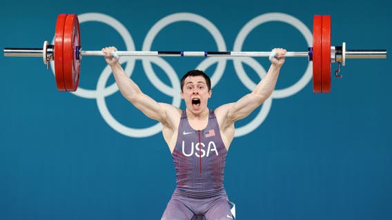 Marietta's Hampton Morris makes Olympic history with weightlifting medal