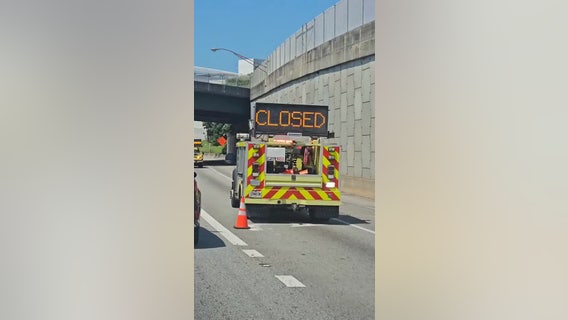 Crisis on I-75/85 shuts down all lanes near I-20 exit Sunday afternoon
