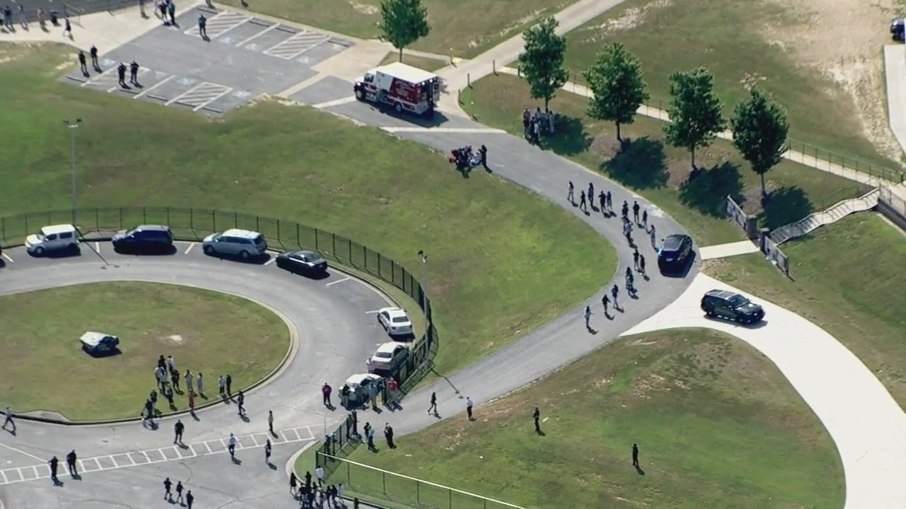 Apalachee High School: Massive police presence at the school, students are released