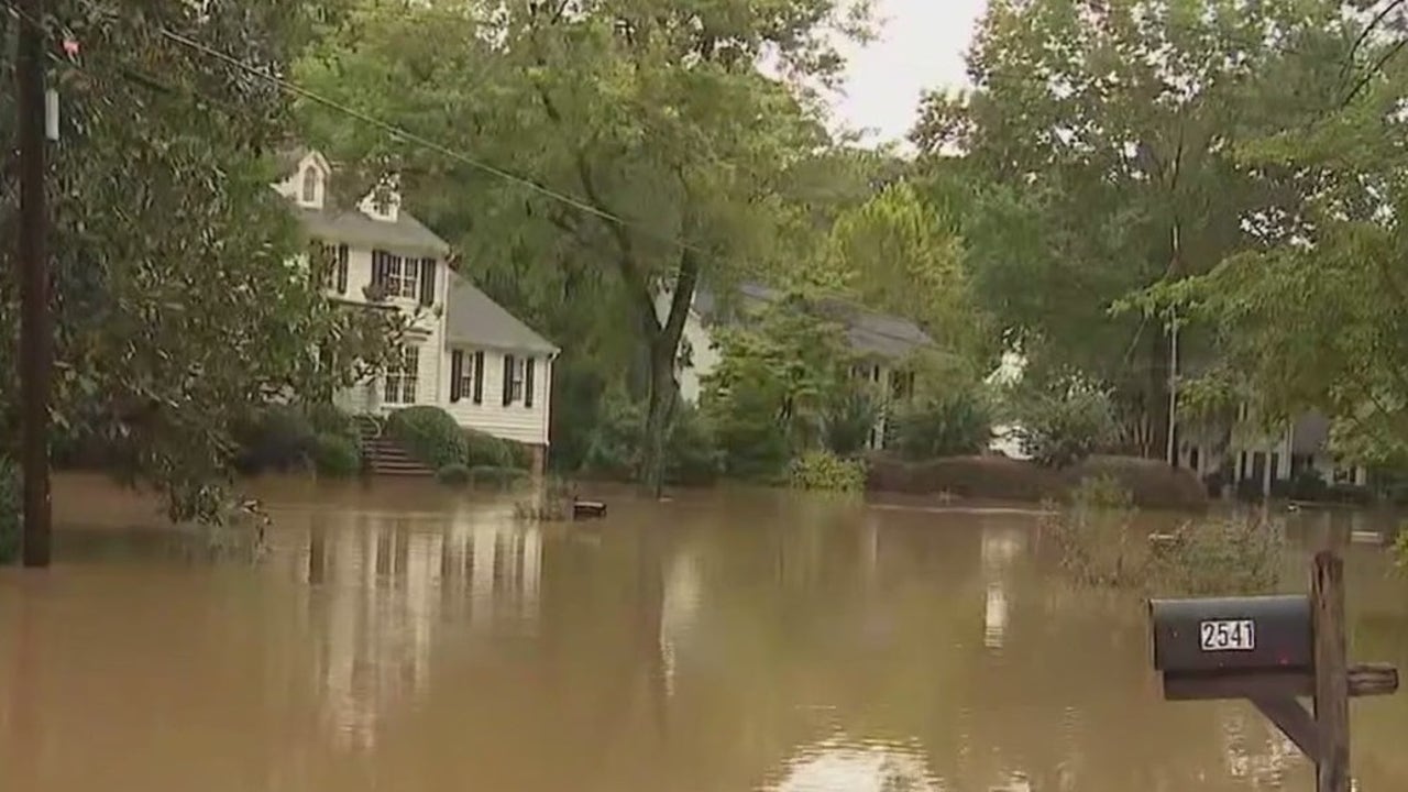 Atlanta firefighters rescue dozens of people from flooding overnight