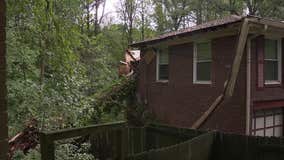 Tucker residents rattle as Helene's fury uproots tree, damages home