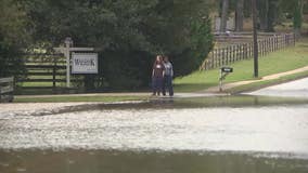 Flooding at nearby creek leaves previously displaced Austell residents uneasy