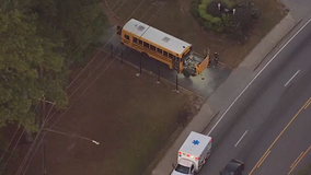 Atlanta Public School bus catches fire Friday morning