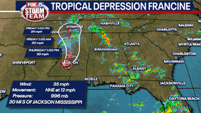 Francine to impact Atlanta's weather through the weekend