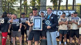 Men Opposing Sex Trafficking breaks world record with 121-hour softball game