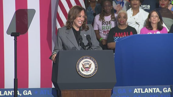 VP Kamala Harris talks about reproductive rights in metro Atlanta