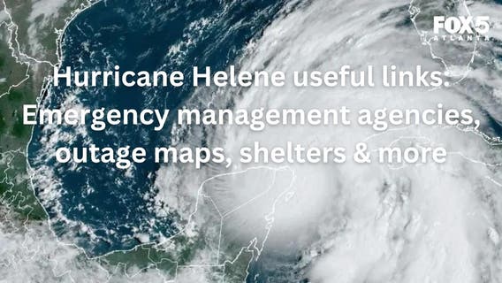 Hurricane Helene: Power outage maps, emergency shelters, emergency management agencies
