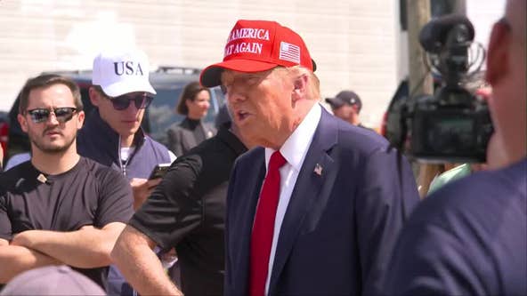 Trump tours Helene storm damage in Valdosta: 'Our hearts are with you'