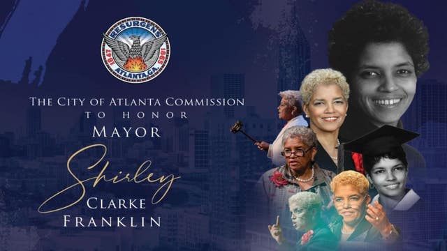 City seeking suggestions on how to honor Atlanta's first female mayor