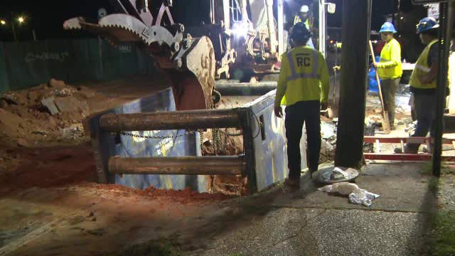 Water main break near Moury Avenue, Jonesboro Road repaired