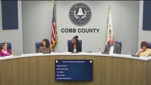 Cobb County election board meeting ends after someone yells 'heil Hitler'