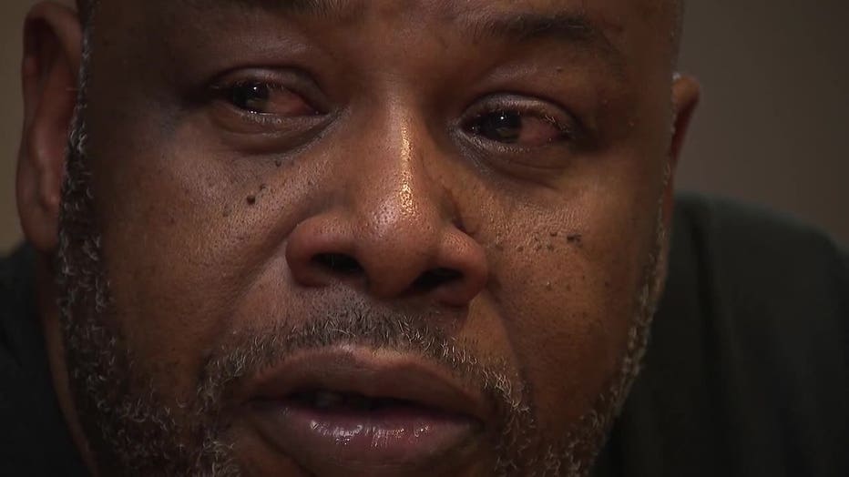 Scott Carter fights back tears over the murder of his son, 23-year-old Nicholas Carter.