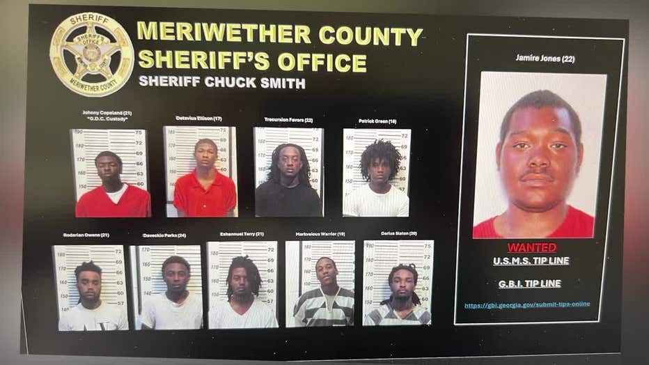 Meriwether County sheriff's investigators say as many as 10 people are responsible for a deadly shooting in March 2023.