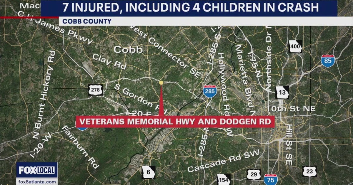 7 injured, including 4 children in Cobb County crash | FOX 5 Atlanta