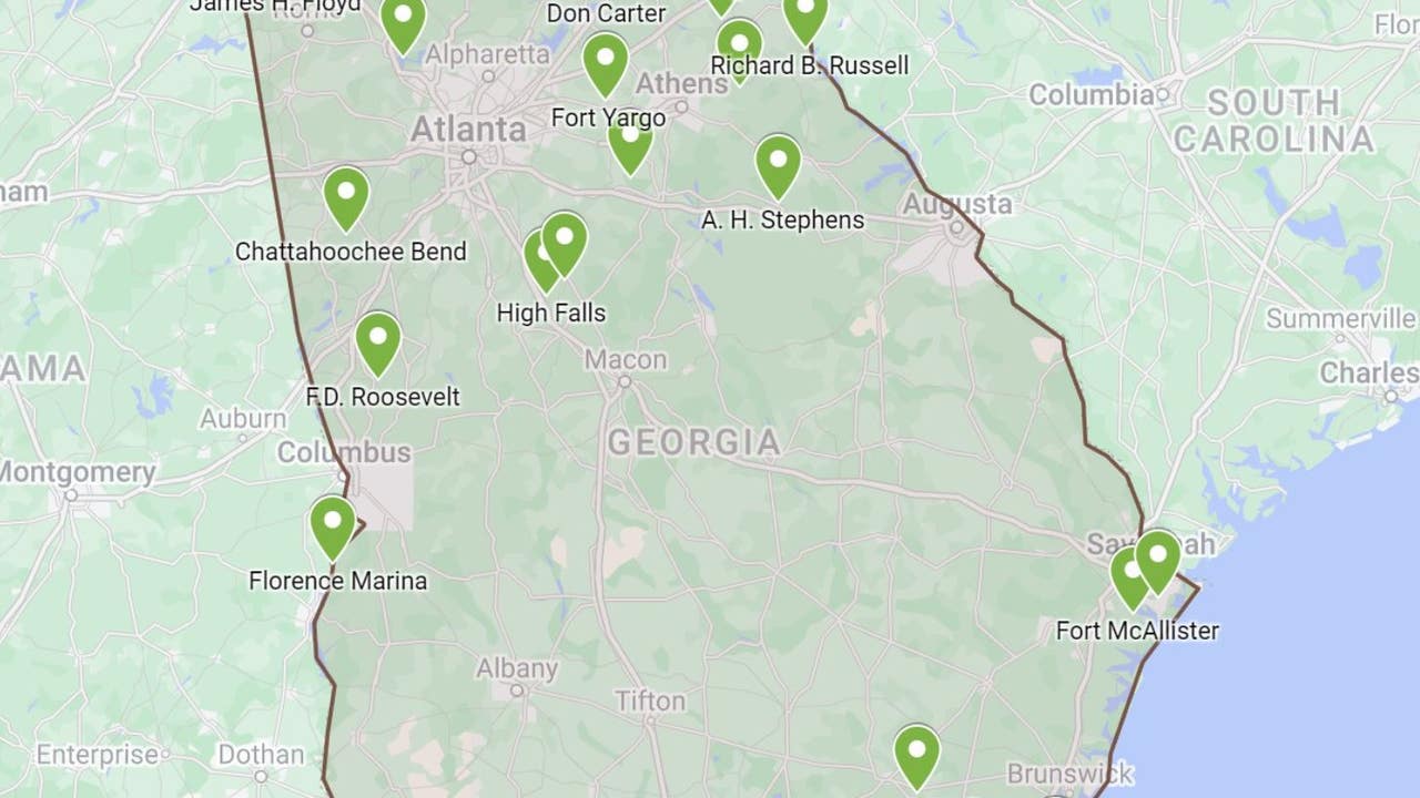 Georgia parks and historical sites open to hurricane evacuees