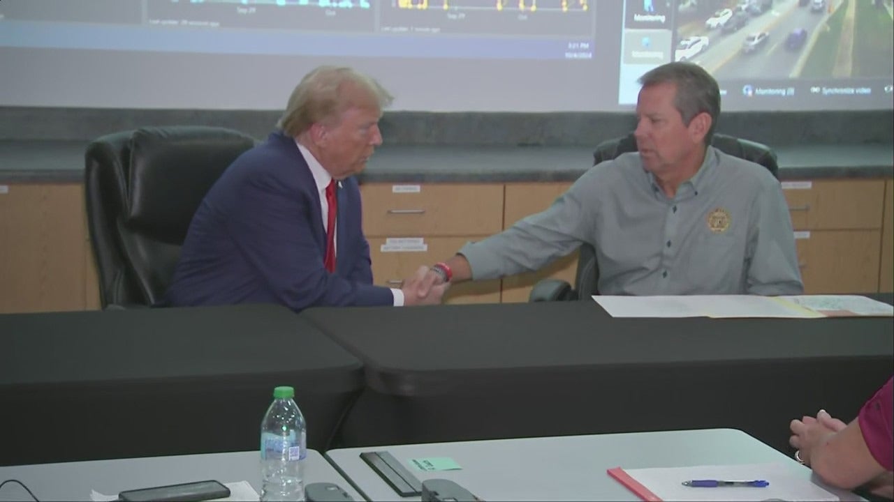 Trump, Kemp to jointly assess damage from Hurricane Helene on Friday