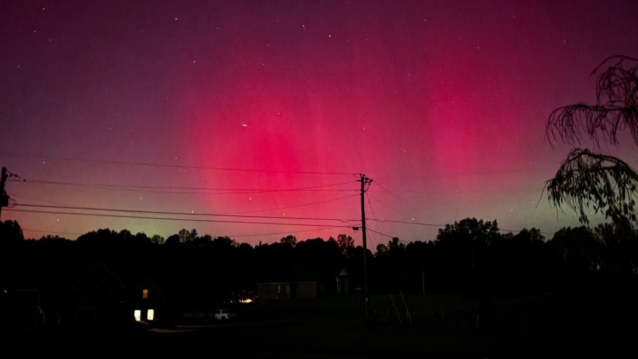 Photos: Northern Lights are visible again in North Georgia due to a magnetic storm