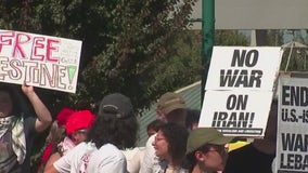 Pro-Palestine rally held at Centennial Olympic Park over weekend