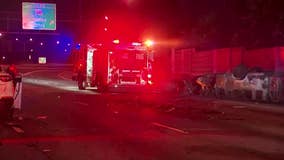 Wrong way driver causes fiery crash on I-20 East, 4 hospitalized