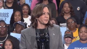 Harris highlights reproductive rights, economy during Atlanta rally with Usher