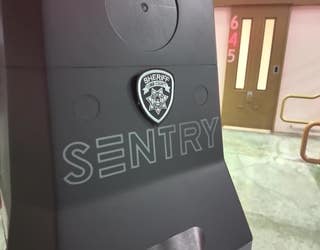 The Cobb County Sheriff’s Office unveiled its new DEKA Sentry Robots to enhance security at its jail at a ceremony on Oct. 23, 2024.