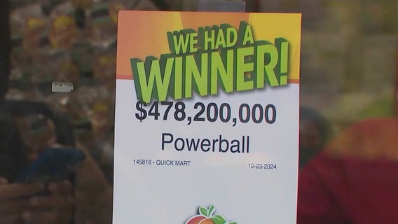 Powerball jackpot: Winning lottery ticket sold in Georgia