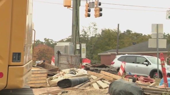 North Druid Hills intersection extended construction frustrated drivers