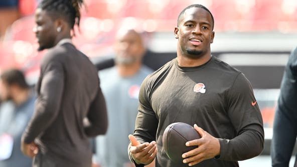 Browns RB Chubb says return from knee surgery like 'a dream.' Still unclear when he’ll play in game