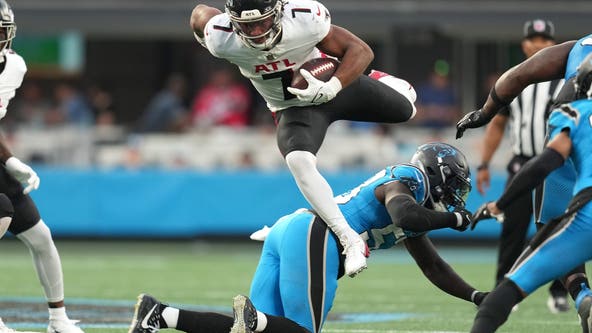 Falcons are 3-0 against NFC South rivals as RBs Robinson, Allgeier take lead roles for offense