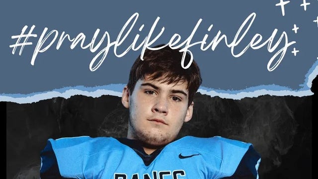 Forsyth County teen football star suffers embolism; to be honored at game